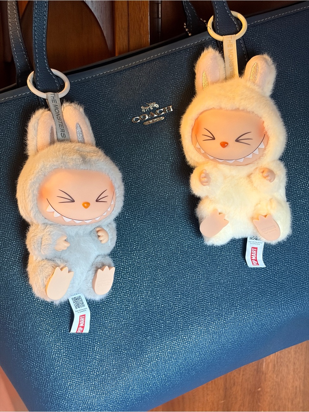 Pair THE MONSTERS Have A Seat Vinyl Plush Blind box (2) HEHE & SISI Auth POPMART